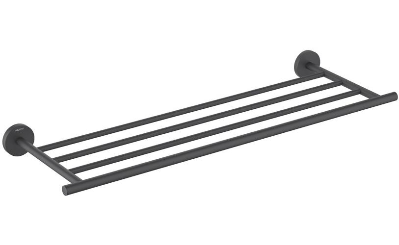 Полка для полотенец Aquanet Оберон матовый черный AQ4222MB