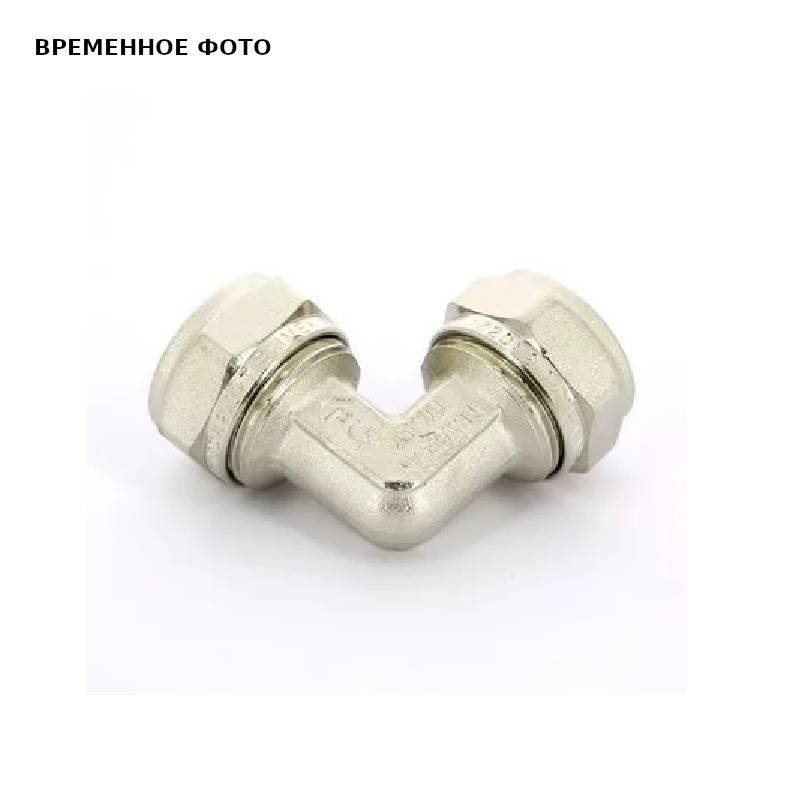 Угол обжимной Tiemme 18х18 мм никелированный 1100012