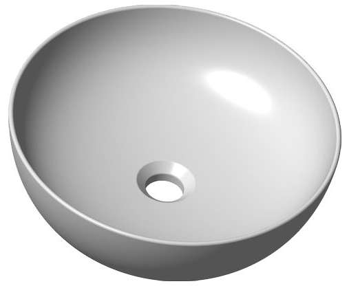 Умывальник RAVAK Uni 400 Slim 400x400 мм керамический белый XJX01140002