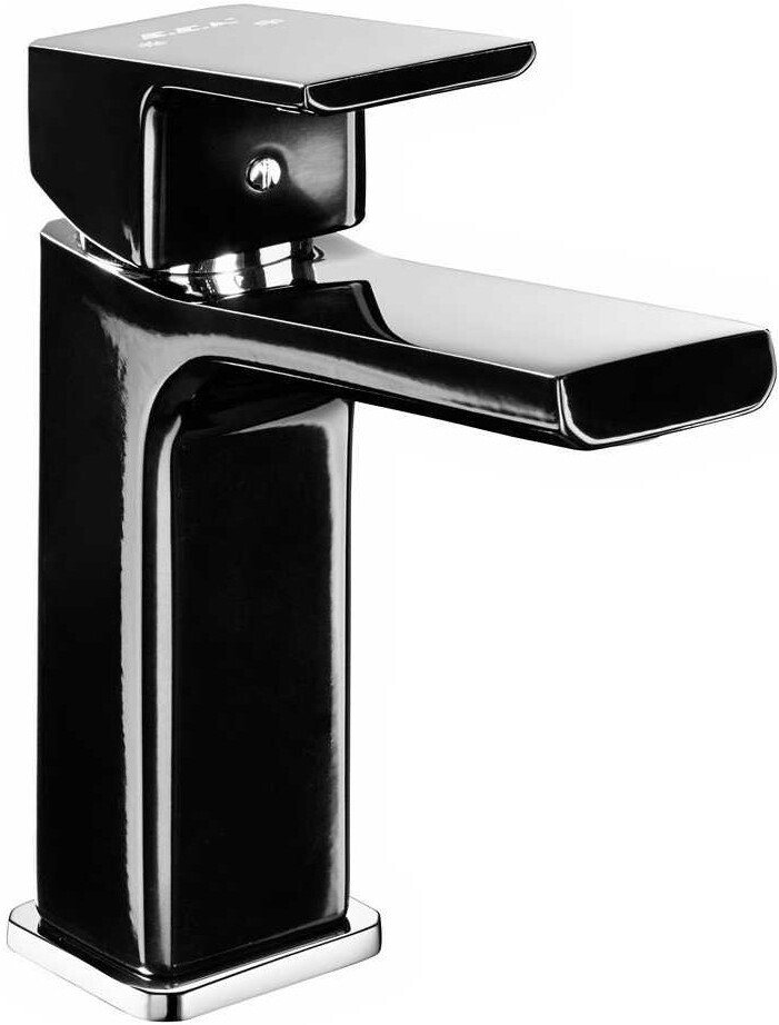 Смеситель для раковины TRES TIERA 121 без донного клапана черный хром 103508989EX
