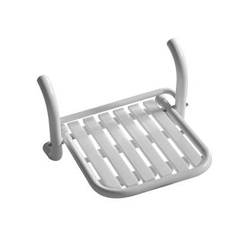 Сиденье для душа Globo ACDISABILI откидное 395х430х360 мм белое DS127