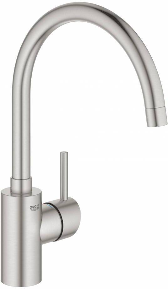 Смеситель для кухни GROHE Concetto с высоким изливом суперсталь 32661DC3