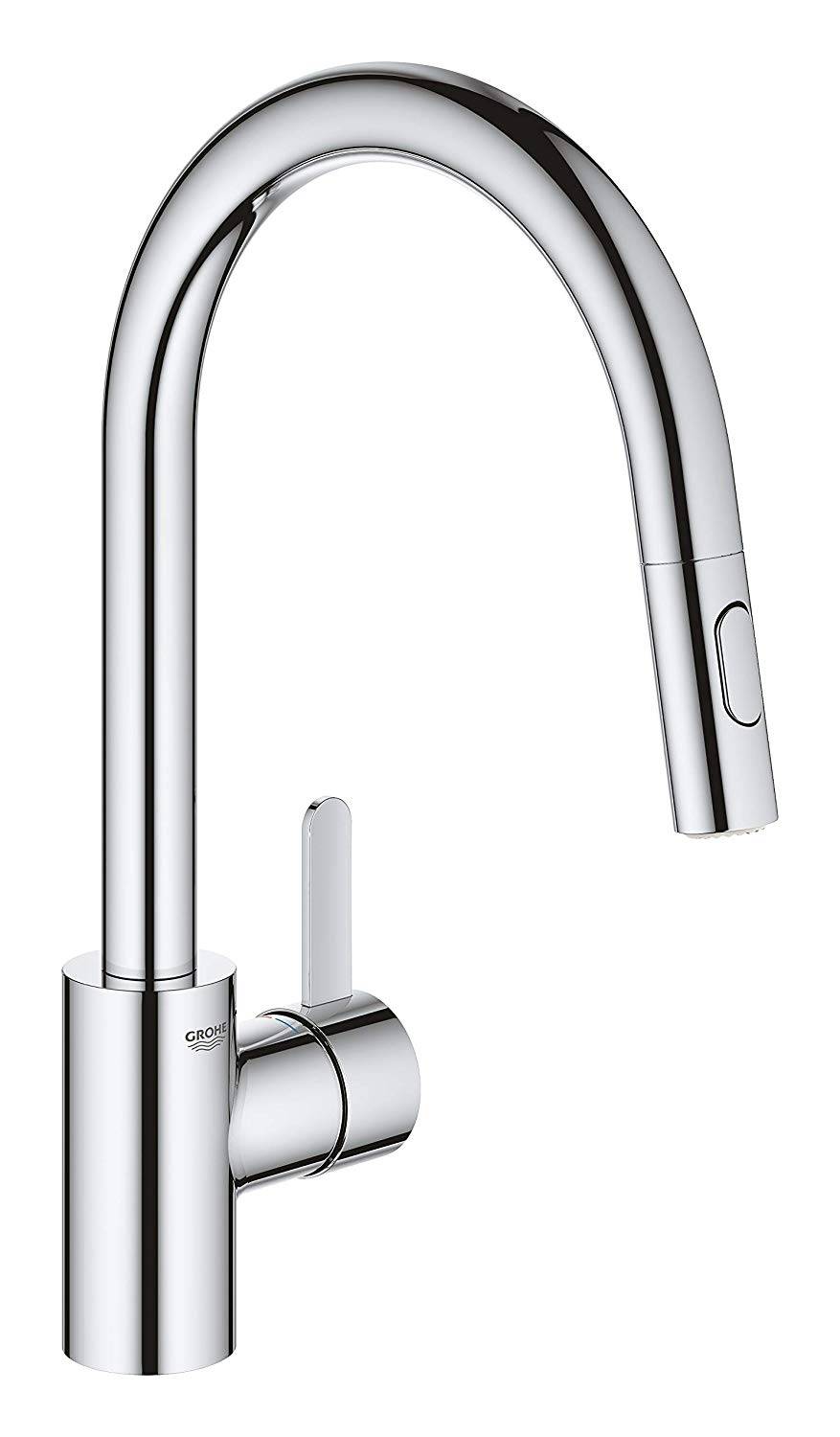 Смеситель для кухонной мойки GROHE Eurosmart Cosmopolitan высокий излив хром 31481001