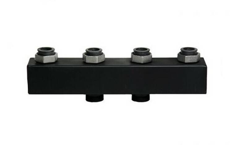 Коллектор распределительный Meibes 1 1/2 2 контура 4.5 м3/ч M66301.80