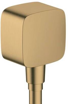 Шланговое подсоединение hansgrohe FixFit шлифованная бронза 26457140
