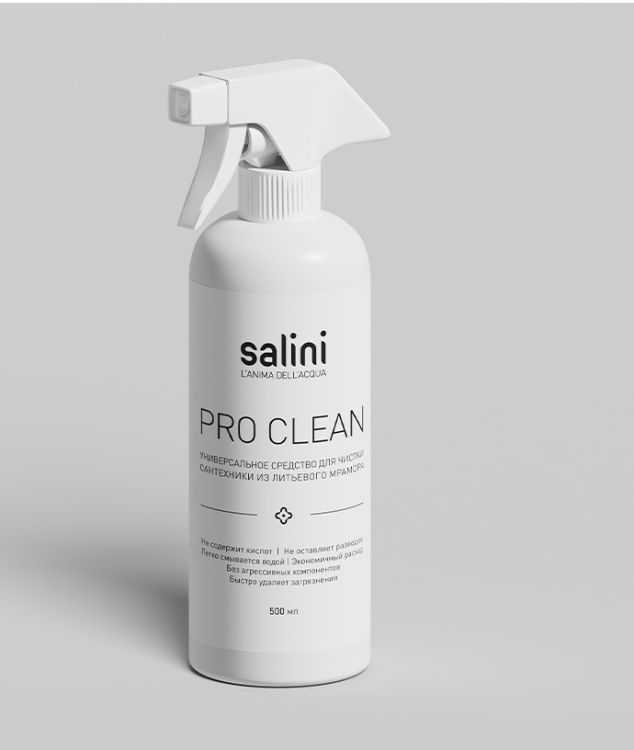 Средство для чистки сантехники Salini Pro Clean универсальное с распылителем 1905001