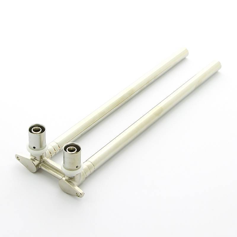 Угольник двойной Uni-Fitt пресс-трубка 16 мм x 15 мм L=300 мм 719N6153