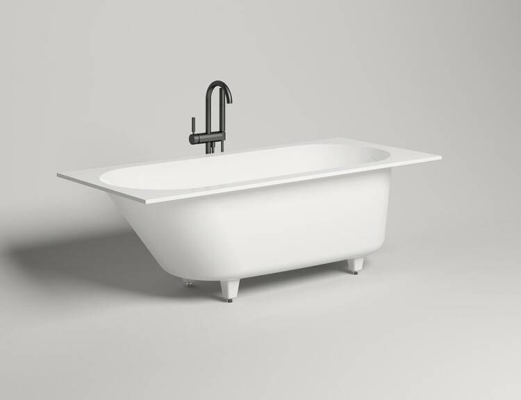 Ванна Salini Ornella 1700x750x600 мм белый матовый 102311M