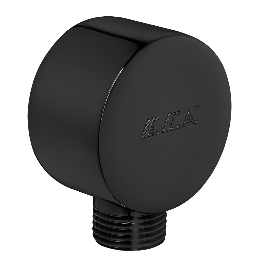 Шланговое подсоединение E.C.A. Minimal матовый черный 102126634C1EX