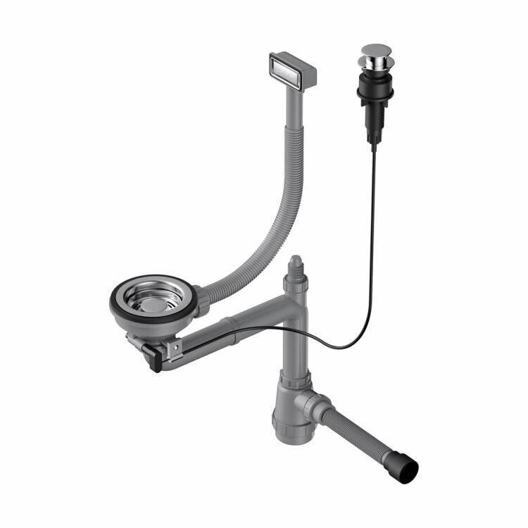 Слив-перелив для моек OMOIKIRI WK-1-IN-A нержавеющая сталь 4956468