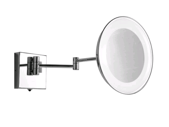 Косметическое зеркало 3SC Specchi Cosmetici с подсветкой цвет Matt Black Nickel ING19CFM