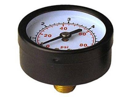 Манометр аксиальный Hogert Technik Ø 50 мм 1/4 10 бар AM501003