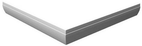 Панель для душевого поддона RAVAK Perseus Pro-100 Set с креплением белая XA83A001010