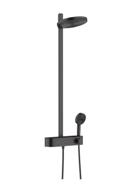 Душевая стойка с термостатом Hansgrohe Pulsify S 260 2jet черный матовый 24240670