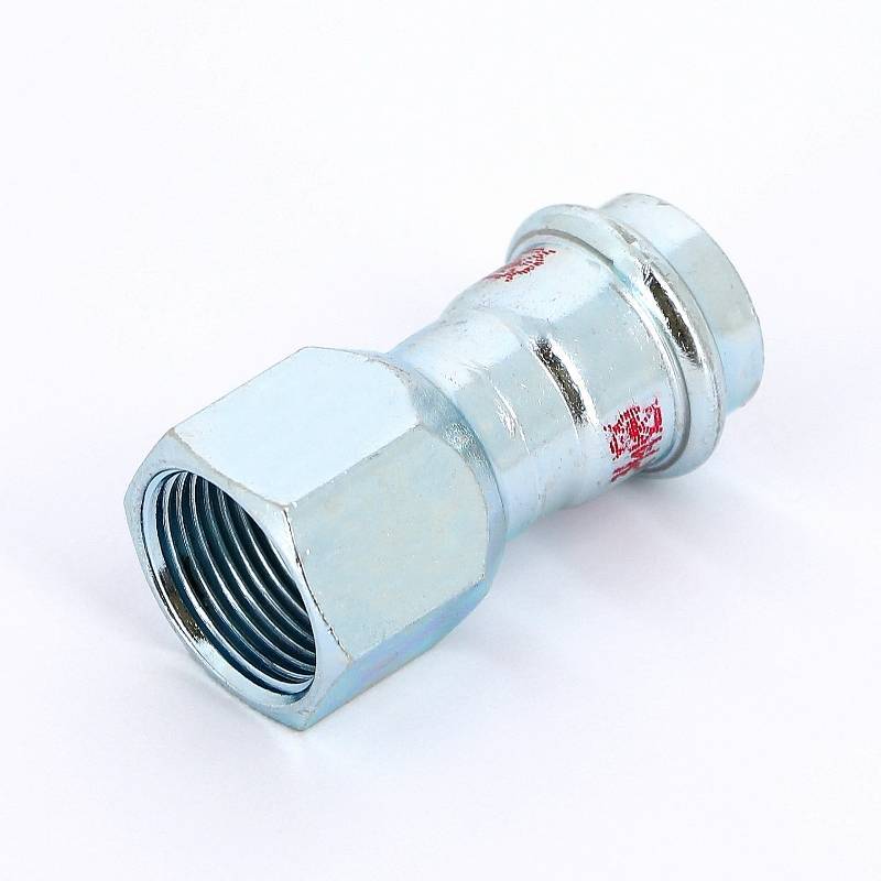 Муфта переходная IBP >B< Press Carbon 22 мм х 3/4 ВР оцинкованная сталь PC4270G0220600