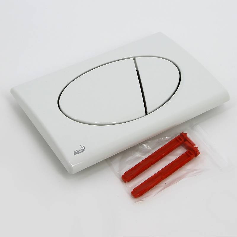 Кнопка смыва Alcaplast M270 белая M270