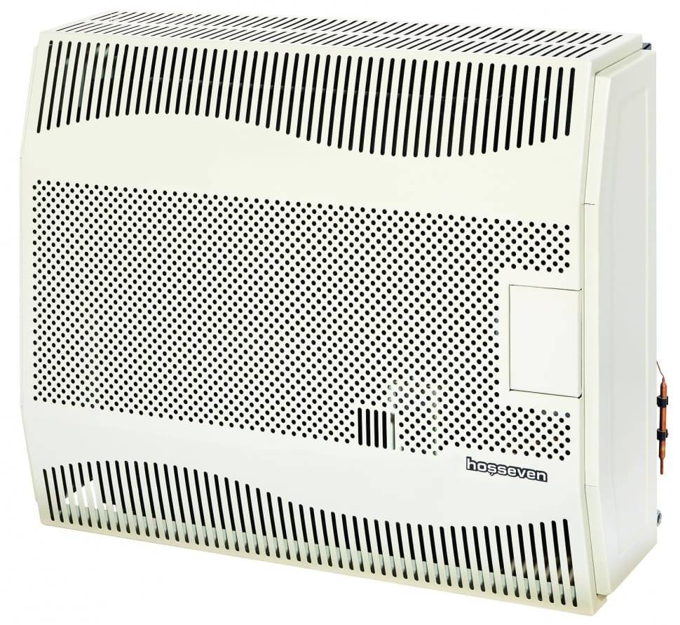 Газовый конвектор Hosseven HDU-5 DKV настенный чугунный теплообменник с вентилятором А420051