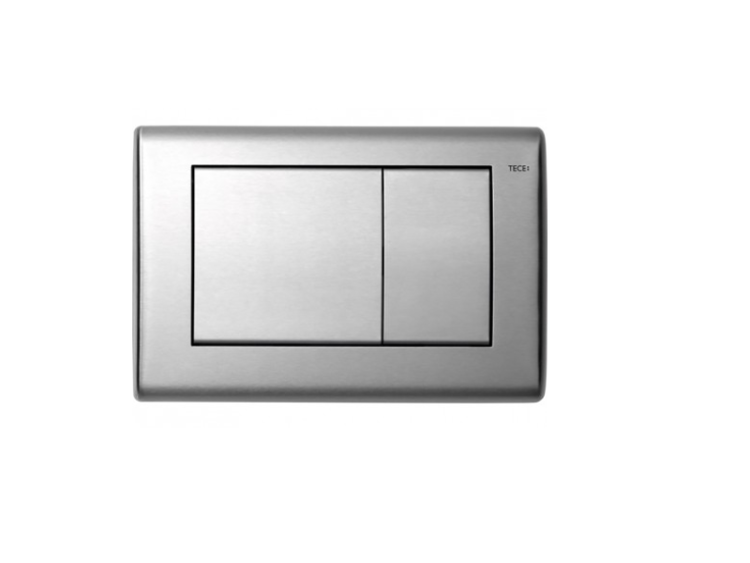 Панель смыва для унитаза TECE TECEplanus 214х144 мм нержавеющая сталь сатин 9240320