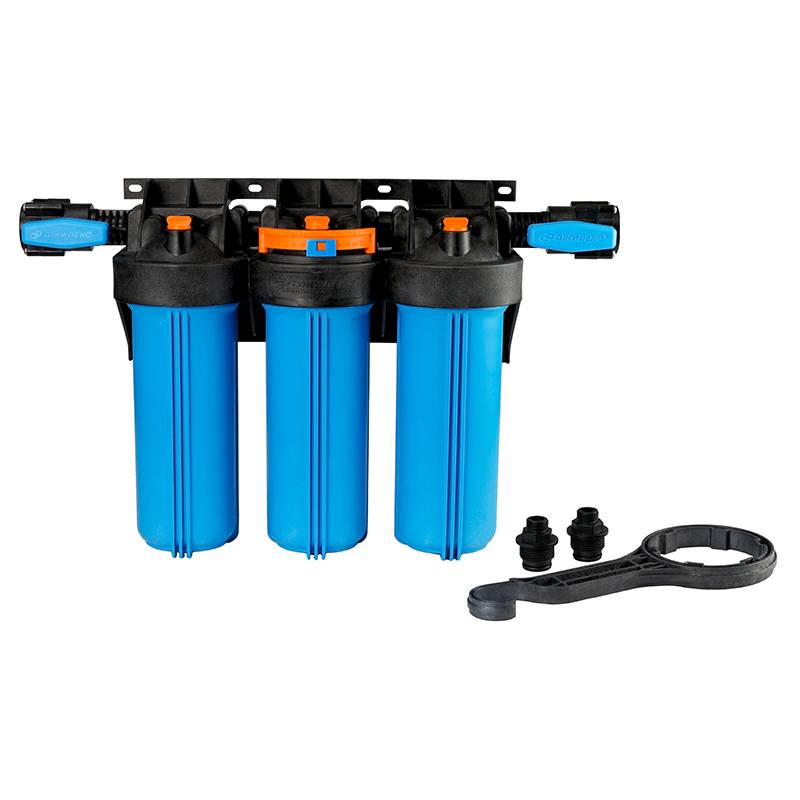 Корпус для картриджного фильтра ДЖИЛЕКС 1 М Т3 10 Slim Line торцевое подключение 9093