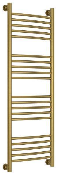 Полотенцесушитель водяной Сунержа Богема+ с 1 полкой 400x1200 мм состаренная латунь 051-0221-1240