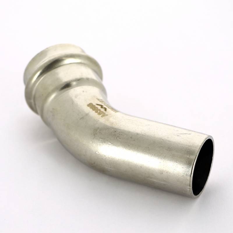 Угольник-вставка 45° пресс IBP >B< Press Inox 28 мм нержавеющая сталь PS5040 0280000