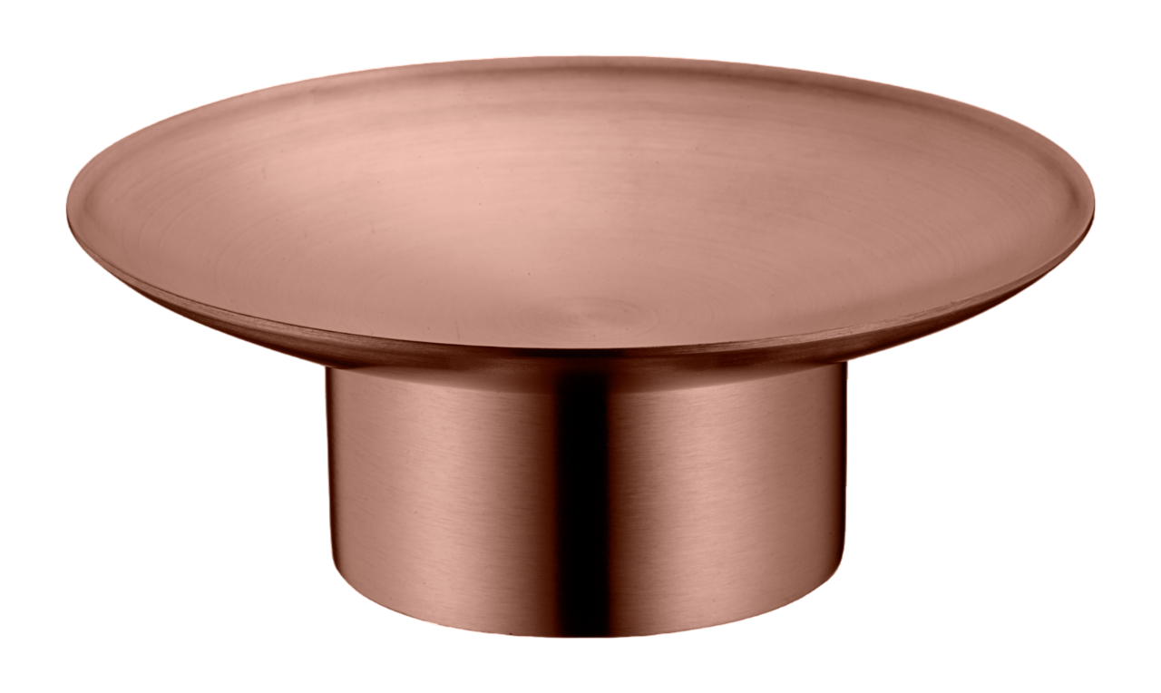 Мыльница настольная Boheme Uno с латунной чашей brushed bronze 10981-BRB