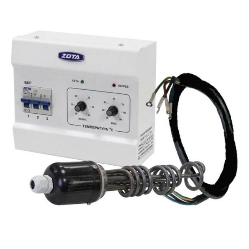 Комплект подключения ZOTA ТЭНБ 4.5 кВт 2 к твердотопливным котлам без кабеля KT3443321004