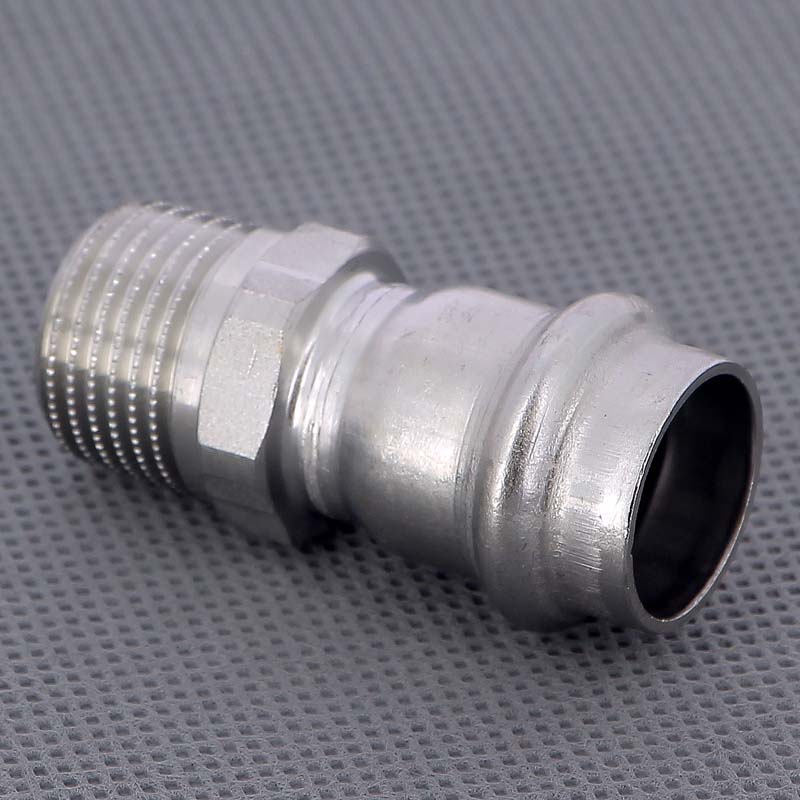 Муфта переходная пресс-Н Viega Sanpress Inox нержавеющая сталь 18x1/2 436469