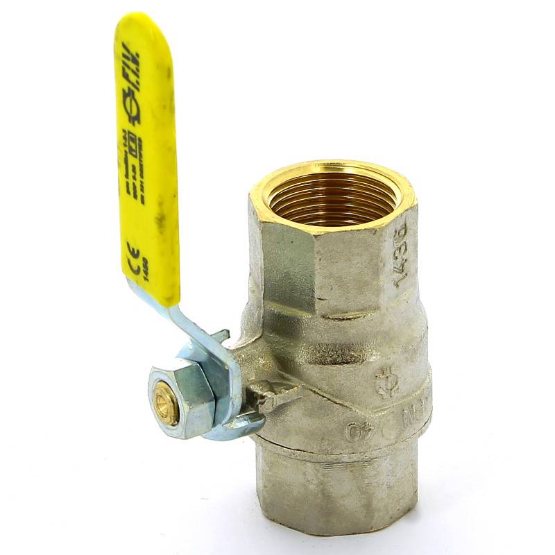 Кран шаровой для газа F.I.V. FUTURGAS 3/4 ВВ рычаг 80010034