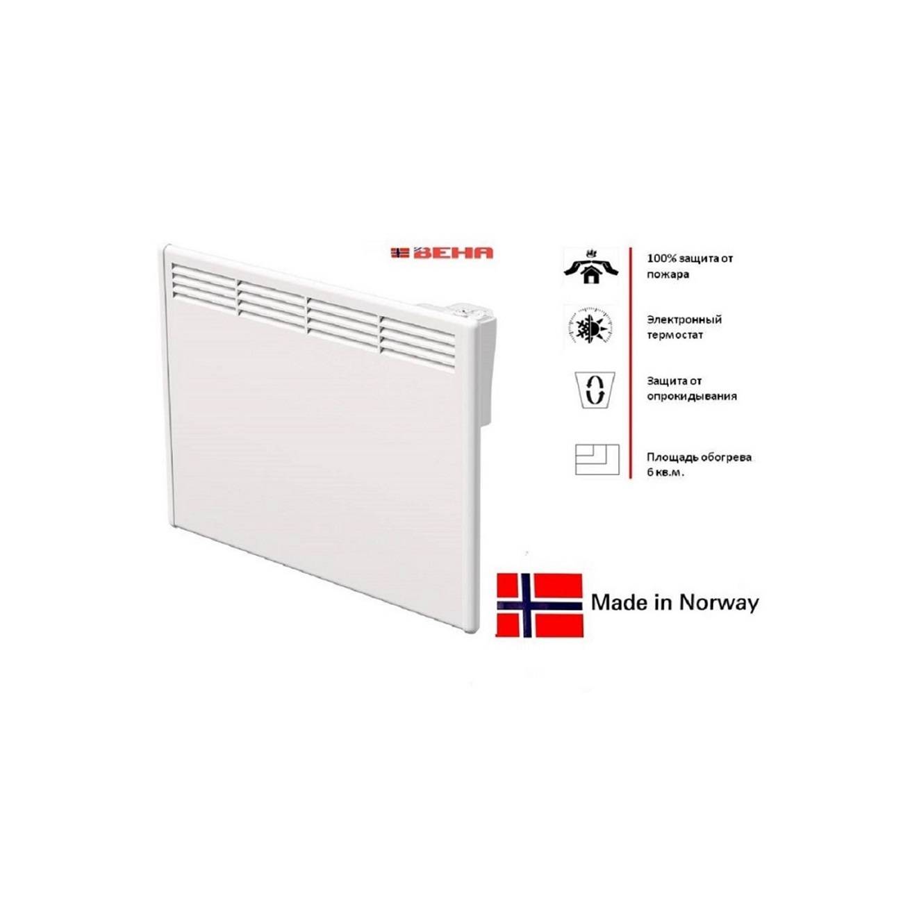 Конвектор электрический Beha P6 600 Вт P6