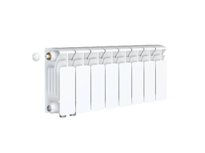 Радиатор биметаллический RIFAR Base Ventil 200 8 секций нижнее левое подключение 11482