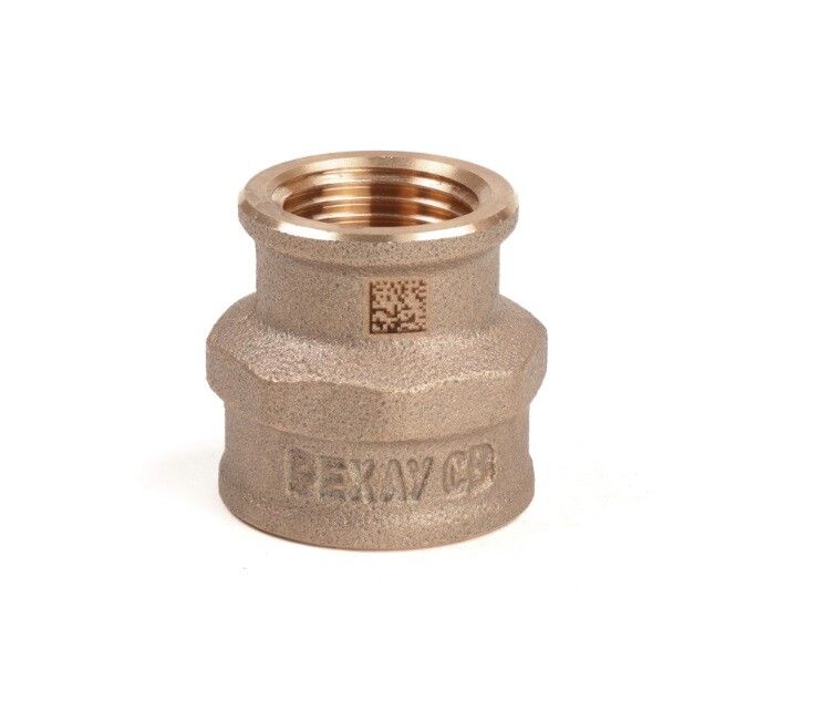 Муфта резьбовая редукционная REHAU AURLINE RX+ 3/4 x 1/2 ВВ бронза 18722541001