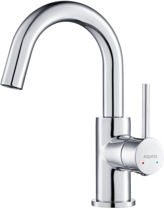 Смеситель для раковины Aquanet Europa без донного клапана хром AQ1307CR