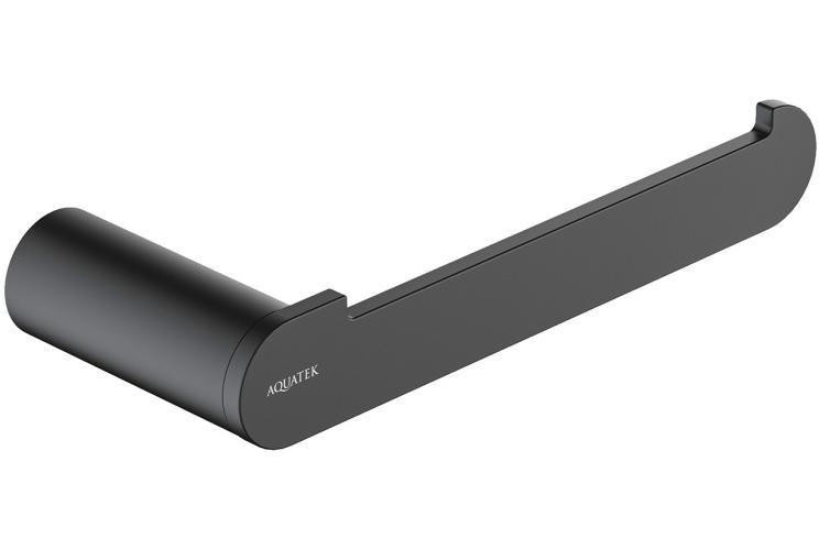 Держатель для туалетной бумаги Aquatek Лира матовый черный AQ4408MB