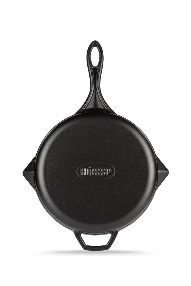 Сковорода-гриль чугунная Hosseven HS Y GTV 28 BLACK MAT 28 см А750028
