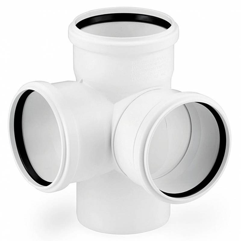 Крестовина для подключения радиатора Rehau 25/32 золотистая 1121564