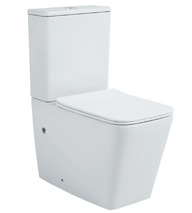 Унитаз-компакт напольный безободковый Aquanet Libra New 630х390х825 мм сиденье микролифт AQ1263N-00