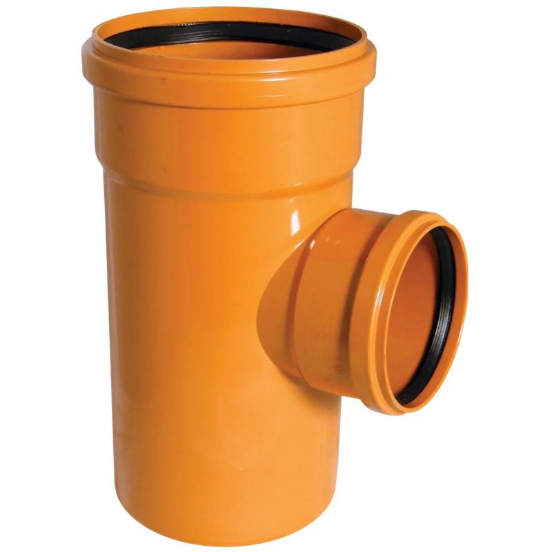 Тройник Ostendorf KG НПВХ 200x110 мм 87° 21360.I.B