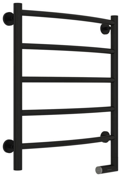 Полотенцесушитель электрический Сунержа Галант 2.0 600x500 мм МЭМ справа черный матовый 31-5201-6050
