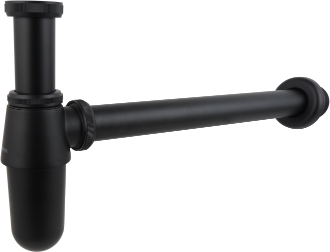 Сифон для раковины Aquatek матовый черный AQ6011MB