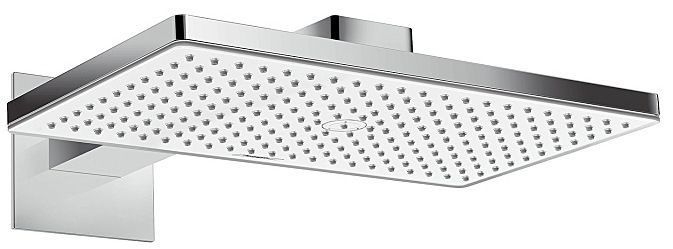 Верхний душ Hansgrohe Rainmaker Select 460 1jet с держателем белый/хром 24003400