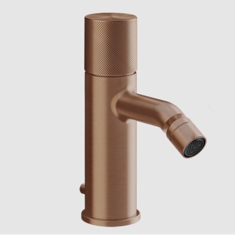 Смеситель для биде, Gessi, Habito Diamantato, цвет-Copper Brushed PVD