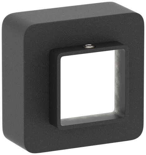 Накладка маскировочная, Сунержа, шгв 50-27-50, нержавеющая сталь, d 27, цвет-тёмный титан муар