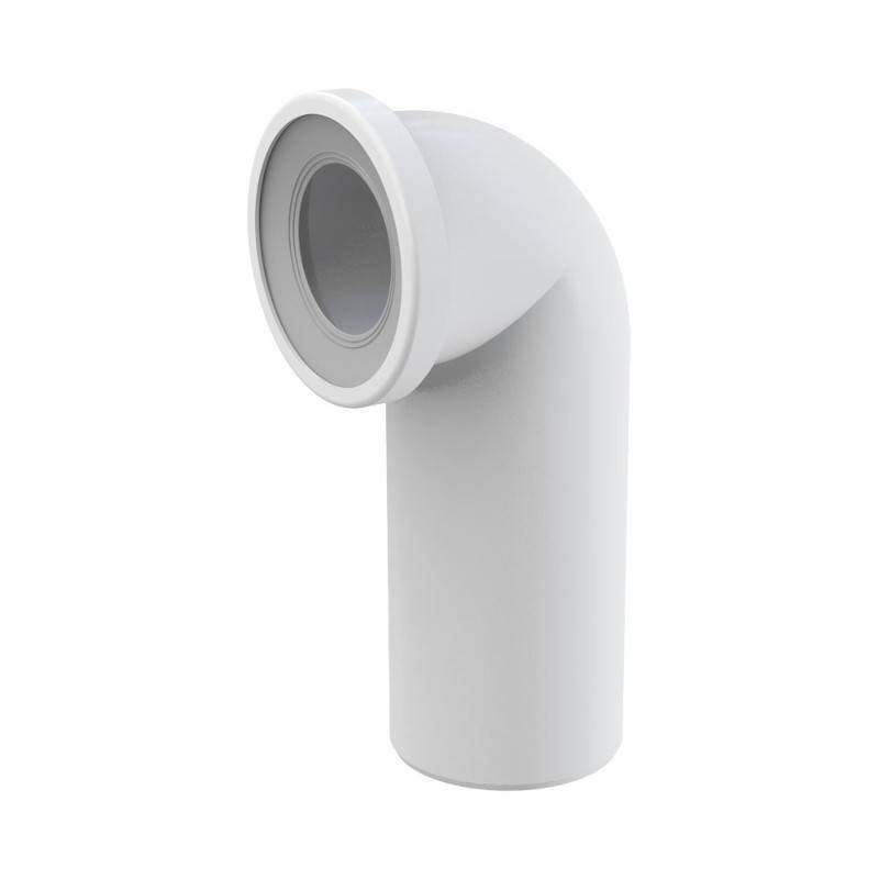 Отвод для унитаза Alcaplast 90° с манжетным уплотнением 110 мм A90-90