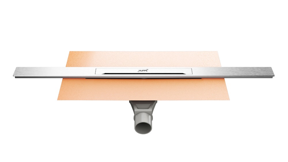 Трап для душа линейный Hüppe Studio Istanbul 100 см серебро матовое 47H0034000000011