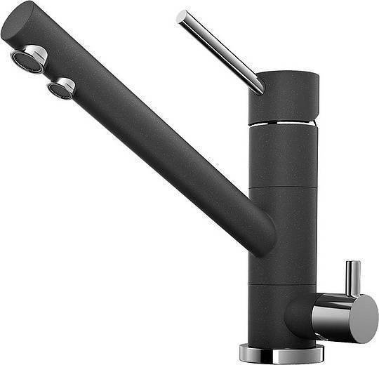 Смеситель для кухни под фильтр Omoikiri Tonami-BL черный 4994058