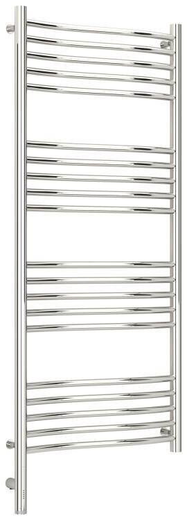 Полотенцесушитель электрический Сунержа Флюид 3.0 1200x500 мм слева полированная сталь 00-5820-1250