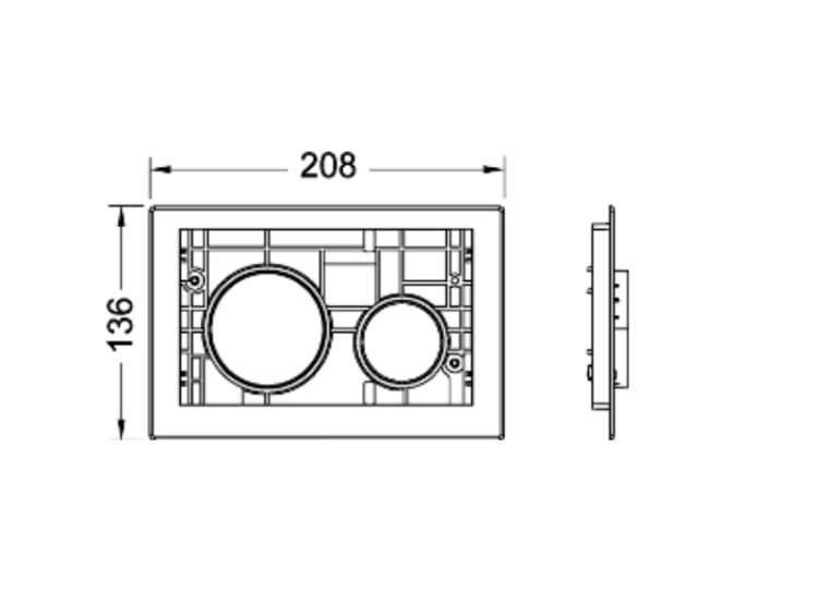Панель смыва для унитаза TECE TECEloop пластик позолоченный 9240668