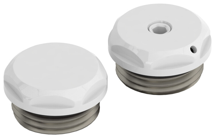 Спускной клапан-заглушка Сунержа RAL 7047 7047-1201-0000