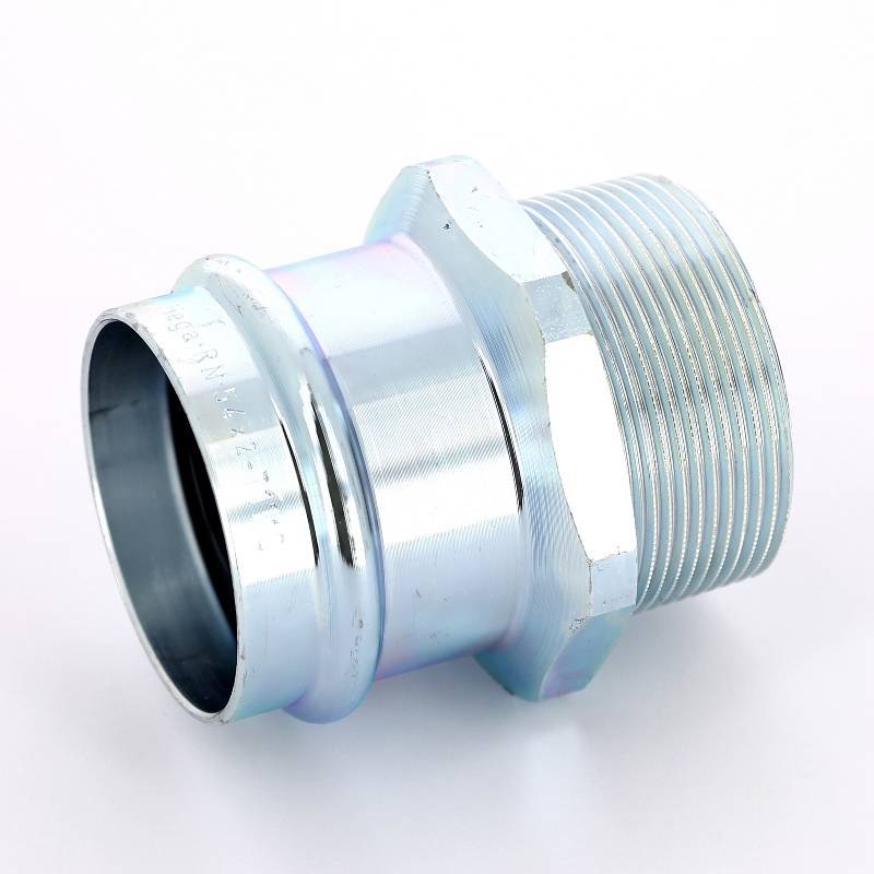 Муфта переходная пресс-Н Viega Prestabo оцинкованная сталь 54х2 588663